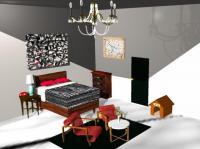 Ideal Bedroom - Carrara 3D Digital - By Sarah Stanwood, Abstract Digital Artist