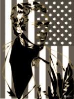 American Icon II - Printed On High Gsm Paper Digital - By Lee Glover, Collage Digital Artist