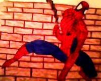 Spiderman - Pencil  Paper Drawings - By Leonardez Rosas, Character Drawing Artist