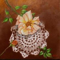 Birds And Floral - Roses And Lace - Oils