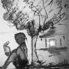 Hostel Life - Pencil  Paper Digital - By Girish Padki, Abstract Digital Artist