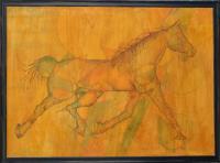 Cavallo - Pyrography On Wood Woodwork - By Virginia -, Abstract Woodwork Artist