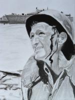 War Is Hell - Charcoal And Graphite Drawings - By Cathy Jourdan, Realism Drawing Artist