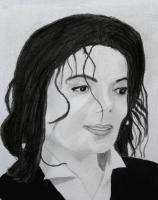 Michael Jackson - Charcoal And Graphite Drawings - By Cathy Jourdan, Portrait Drawing Artist
