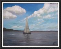 Boat - Acrylics Paintings - By Joe Labianca, Impressionism Painting Artist