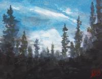 Trees - Acrylics Paintings - By Joe Labianca, Impressionism Painting Artist