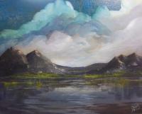 Landscapes - Clouds - Acrylics