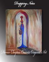 Dropping Notes By Denise Clayton-Onwere - Acrylic Paintings - By Denise Onwere, Abstract Painting Artist