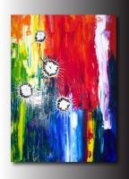Burst By Denise Clayton-Onwere - Acrylic Paintings - By Denise Onwere, Abstract Painting Artist