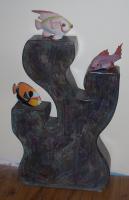 Abstract Rock Pedestal - Rock Board Sculptures - By Steven Maxwell, Abstract Sculpture Artist
