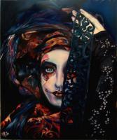 Oils - Queen Of Darkness - Oil On Canvas
