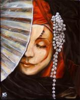 Mother Of Pearl - Oil On Canvas Paintings - By Em Kotoul, Realism Painting Artist
