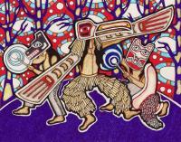 Celebration Of The Wild - Coloured Pencilink And Marker Drawings - By Suzan Zaman, Native Contemporary Drawing Artist