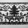 Swiss Farmers - Paper Other - By Gabrielle Rogers, Black On White Silhouette Other Artist