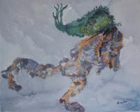 Dragonwalk - Watercolor Paintings - By Gaylen Whiteman, Representational Painting Artist