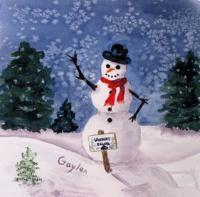 Frosty On Whidbey - Watercolor Paintings - By Gaylen Whiteman, Impressionistic Realism Painting Artist