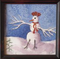 Snowbird - Watercolor Paintings - By Gaylen Whiteman, Impressionistic Realism Painting Artist