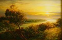 Daugava - Oil On Canvas Paintings - By Jan Bartkevics, Landscape Painting Artist