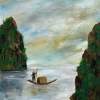 Ha Long Bay - Acrylic On Canvas Paintings - By Khanh Ha, Abstract Painting Artist