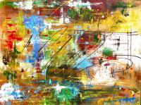 Abstract Art - Diversify Thoughts - Acrylic On Canvas
