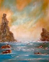 Seascape - - - Acrylic On Canvas