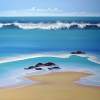 Peaceful Playground - Acrylic Paintings - By Colin Perini, Seascapes Painting Artist