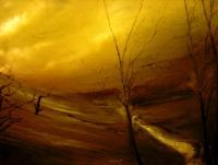 Stream - Oil On Canvas Paintings - By Joe Belmont, Impressionist Painting Artist