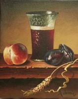 Red Wine - Oil Paintings - By S   O   L   D S   O   L   D, Realism Painting Artist