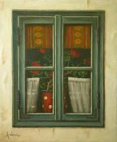 Window - Oil Paintings - By S   O   L   D S   O   L   D, Realism Painting Artist