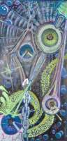 Eyeball Juiceyball - Acrylic Pastels Ect Paintings - By Rick Metcalf, Ricks Style Painting Artist