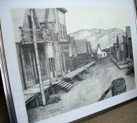 Barkerville - Pencil Drawings - By Bryce Baker, High Detail Drawing Artist