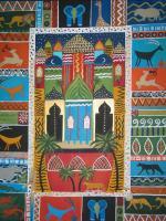 Afrika - Acrylic Paintings - By Madeline Starling, Self Taught Painting Artist