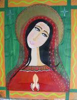 The Prayer - Acrylic Paintings - By Madeline Starling, Self Taught Painting Artist