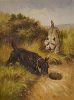 Dogs - Oil On Canvas Paintings - By Future Art, Realism Painting Artist