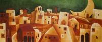 Architecture - Oil On Canvas Paintings - By Future Art, Privitimizm Painting Artist