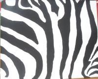 Zebra - Watercolour On Canvas Paintings - By Kea Hedges, Abstract Painting Artist