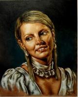 Portraits - Girl With A Pearl Earrings - Oil On Canvas