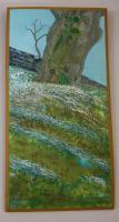 Dunstaffnage Tree - Oil Stretched Canvas Paintings - By Ewen Morrison, Scenery Painting Artist