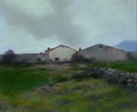 Rainy Day - Pastel Paintings - By Antonino Ercolino, Realism Painting Artist