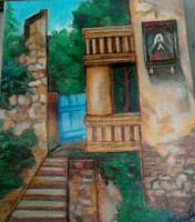 Lost In Italy - Acrylic Paintings - By Lelana Villa, Realism Painting Artist