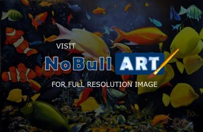 Animals - Bollicine - Oil On Canvas 150 X 100 Cm