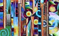 Peyote Sunrise - Digital Digital - By Don Vout, Neo Abstract Expressionism Digital Artist