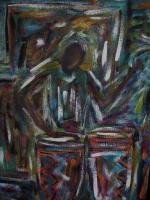 Tumbao - Acrilico En Canvas Paintings - By Raul Ortiz, Abstracto Painting Artist