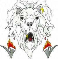 Dogfaced Lion - Pencil  Paper Drawings - By Nova B, Nova B Creation Drawing Artist