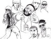 State Of Hip Hop - Pencil  Paper Drawings - By Nova B, Nova B Creation Drawing Artist