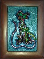 Perl Baghira - Mixta Other - By Natalia Levis-Fox, Relief Other Artist