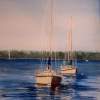Safe Harbor - Watercolor Paintings - By Theresa Van Eck, Realistic Painting Artist