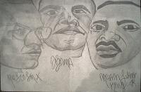 Powerful Black Men - Shading Pencils Drawings - By Davian Story, Potrait Drawing Artist