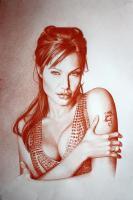 Temptation - Color Pencil Drawings - By Imtiaz Akram, Use Of Light  Shade Drawing Artist