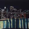 New Yorks Brooklyn Bridge - Oil Colour On Canvas Paintings - By Claudia Luethi Alias Abdelghafar, Realistic Painting Artist